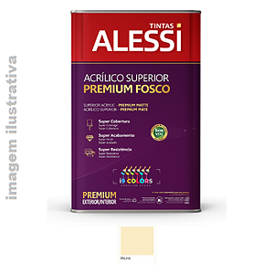 Tinta Acrílica Alessi Acrílico Superior Premium 18 litros - Palha Fosco