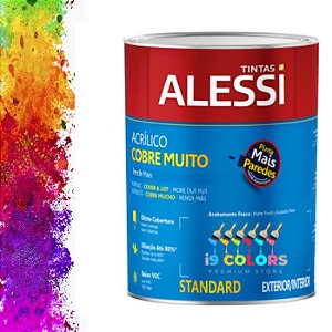 Tinta Acrílica Alessi Cobre Muito  0,8 litro - Base A Fosco