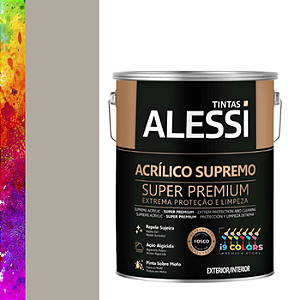 Tinta Acrílica Alessi Supremo  3,2 litros - Madeira Enfumaçada Coral SC