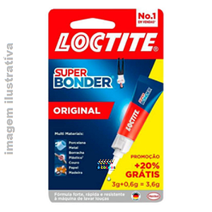 Super Bonder Original 3 gramas Loctite Henkel