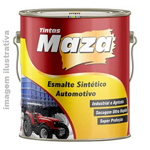 Esmalte Sintético Automotivo 3,6 litros Maza - Preto