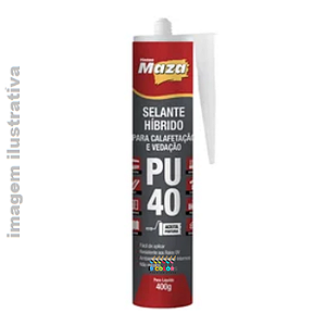 Tubo PU 400 gramas Maza - Cinza
