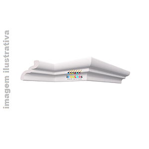 Barra Perfil de Poliestireno 70 x 80 S80 Homestar  - Branco