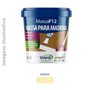 Massa para Madeira MF-12 400 gramas - Marfim