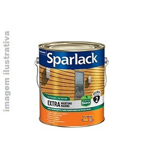 Verniz Base Solvente Extra Marítimo 3,6 litros Sparlack - Natural