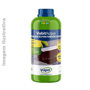 Viabit Acqua 1 Litros - Marrom Escuro