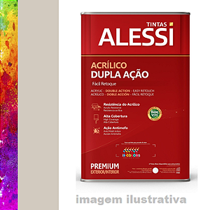 Alessi Dupla Ação Fosco 16 litros - Recado de Amor Coral SC
