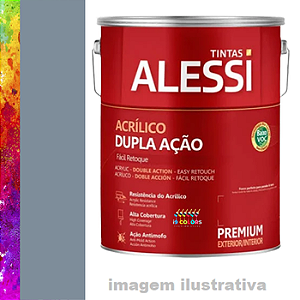 Alessi Dupla Ação Fosco 3,2 litros - Cinza Clássico Coral Self Color