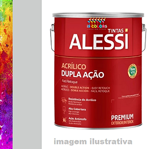 Alessi Dupla Ação Fosco 3,2 litros - Prata Fina Coral Self Color