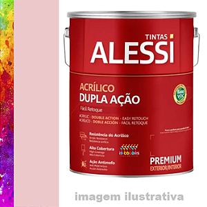 Alessi Dupla Ação Fosco 3,2 litros - Rosa Conquista Coral Self Color
