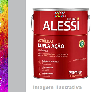 Alessi Dupla Ação Fosco 3,2 litros - Troféu de Prata Coral Self Color
