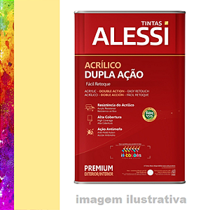 Alessi Dupla Ação Fosco 16 litros - Amarelo Canário Alessi Read Mix