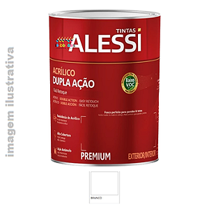 Alessi Dupla Ação Fosco 0,9 litro - Branco Fosco
