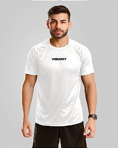 Camiseta Masculina Dry Fit Focus - Branca