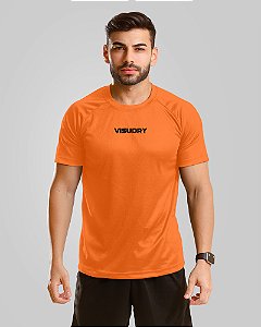 Camiseta Masculina Dry Fit Focus - Laranja