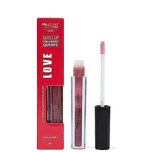 Lip Gloss Love Efeito Volumoso Quente 154 Max Love