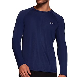 Camiseta Manga Longa Esportiva Dry Fit Masculina Fitness Academia