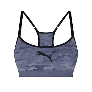 Top Esportivo sem Costura Bodywear com Bojo Nadador Puma