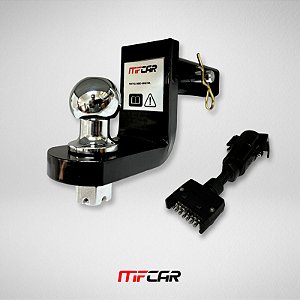 Kit Ponteira Removível Para Engate Removível Ford Ranger + Conector Original
