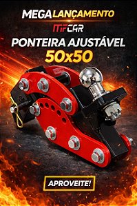 PONTEIRA AJUSTAVEL 6 NIVEIS DE ALTURA (LARANJA) 50X50