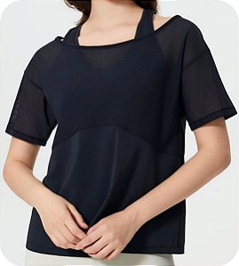 Camiseta Manga Curta Lubi TS1 Preta