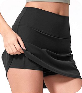 Short Saia Lubi Preto