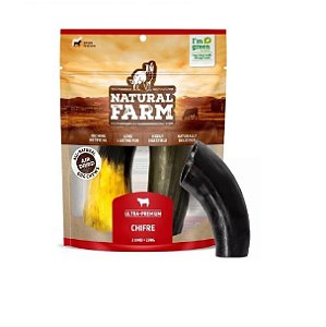 Chifre Bovino Para Cães Mordedor 2un Natural Farm 100%