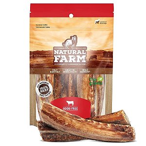 Osso Costela Bovina Para Cães Com 6 Unidades Natural Farm 100% Natural