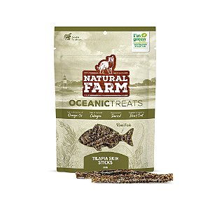 Petisco P/ Cães Palitos De Pele De Tilápia Natural Farm 100g