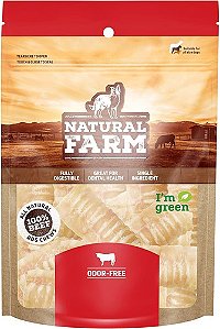 Petisco Para Cães Traqueia Bovina Com 12un 100% Natural Farm