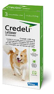 Antipulgas Credeli Cães 11,0 A 22,0kg - 450mg