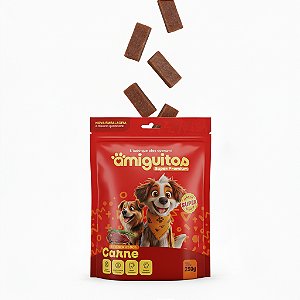 Bifinho para Cães Amiguitos Super Premium Carne 250g