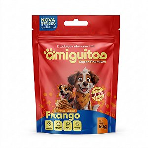Sache Bifinhos Amiguitos Frango 60g Super Premium Cães