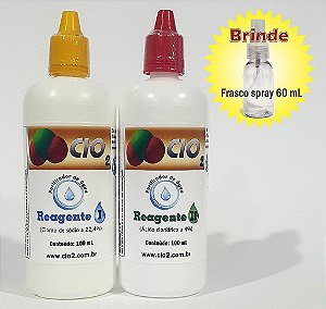 KIT SANITIZANTE 100ML + 100ML  (VOL. 200ML) - EMB. PLÁSTICA