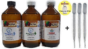 KIT DIOX SANITIZANTE COMPLETO 750 ml (250 mL+250 mL+250 mL)