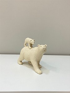 URSO COM BEBE DECORAÇÃO