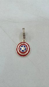 Berloque Capitão América  - Prata 925
