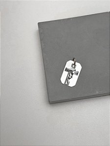 Pingente Cruz Divina com Cristo - Prata 925