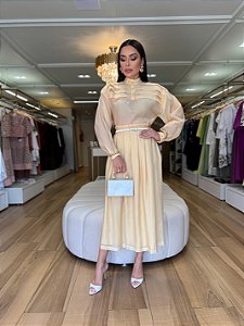 CONJUNTO LUIZA FAZZOLLI ORGANZA