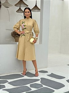 VESTIDO BORDADO VIRGÍNIA