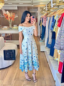 VESTIDO CREPE ESTAMPADO