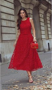 VESTIDO TULE BORDADO