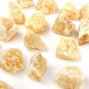 Calcita amarela natural bruta - realizações e energia - 30 a 50g