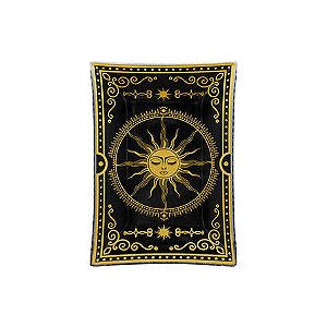 Travessa de vidro carta tarot sol - C. 17,3 x L. 11,3 x A. 1 cm