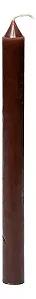 Vela palito marrom - 20cm altura