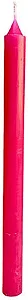 Vela palito perfumada de verbena na cor rosa - 20cm