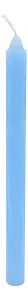 Vela palito perfumada de alfazema na cor azul claro - 20cm