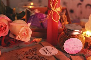 Kit ritual de fortalecimento amoroso -  banho, ritual, e-book e meditação para harmonia e desejo do casal