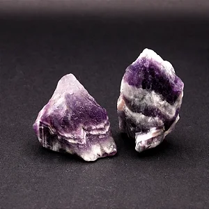 Ametista chevron natural bruta - Intuição, espiritualidade e amplificação - 35 a 45g