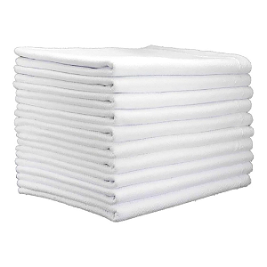Kit 10 Pano de Chão Branco Grande Limpeza
